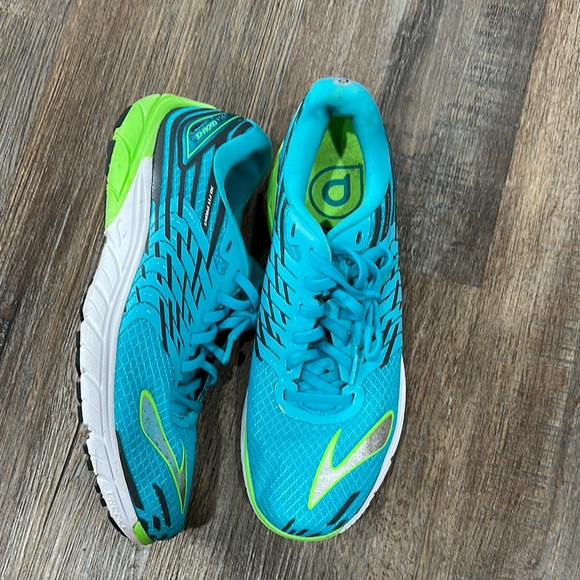 Brooks Pure Cadence 5 running shoes size 11 teal blue green - Picture 1 of 8